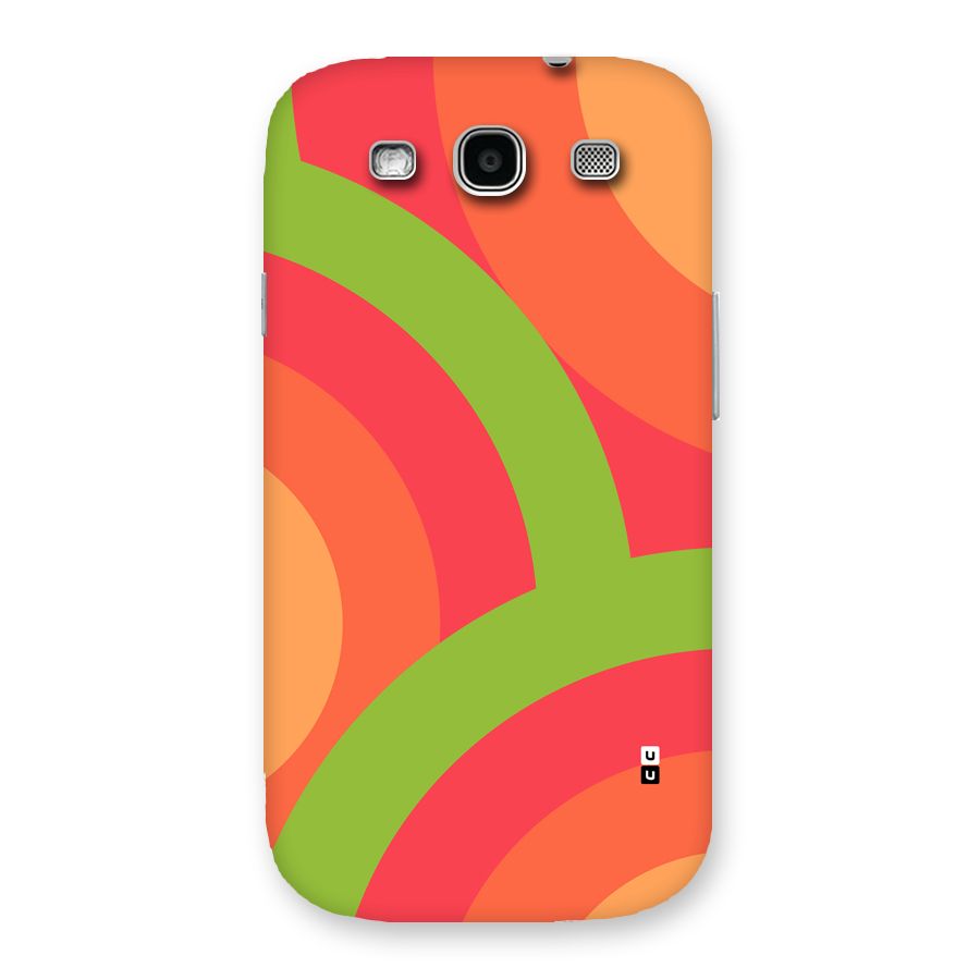 Rounded Shapes Back Case for Galaxy S3