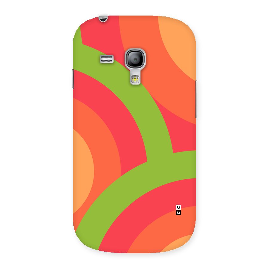 Rounded Shapes Back Case for Galaxy S3 Mini