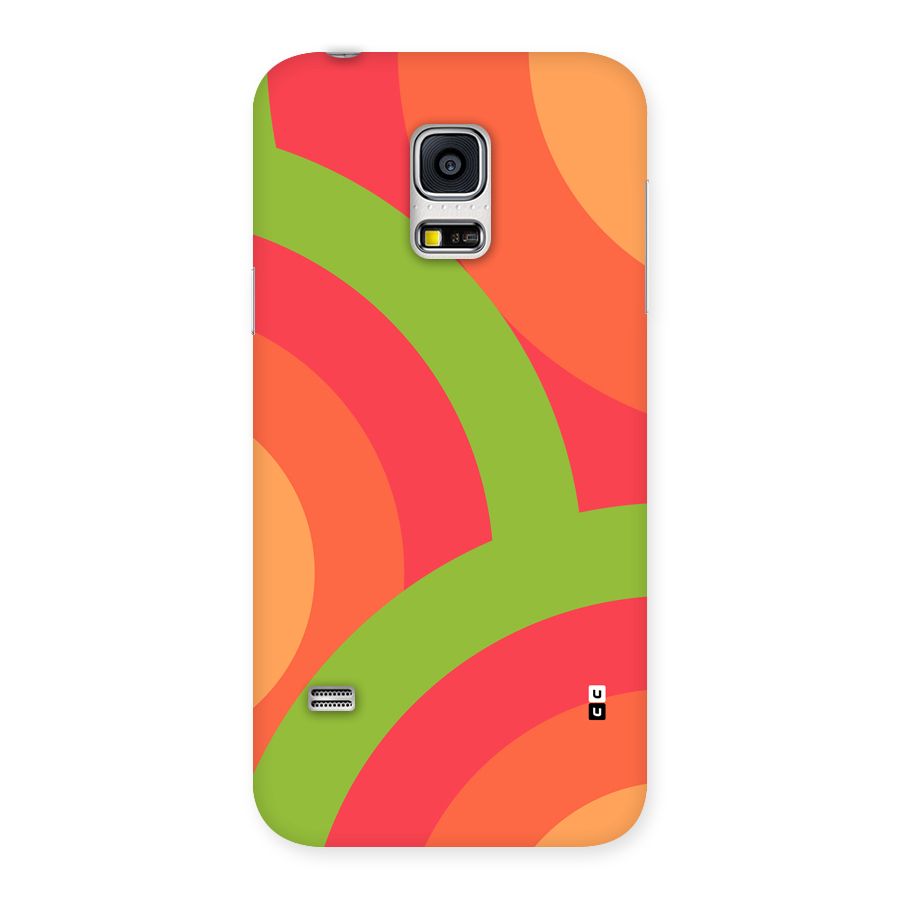 Rounded Shapes Back Case for Galaxy S5 Mini