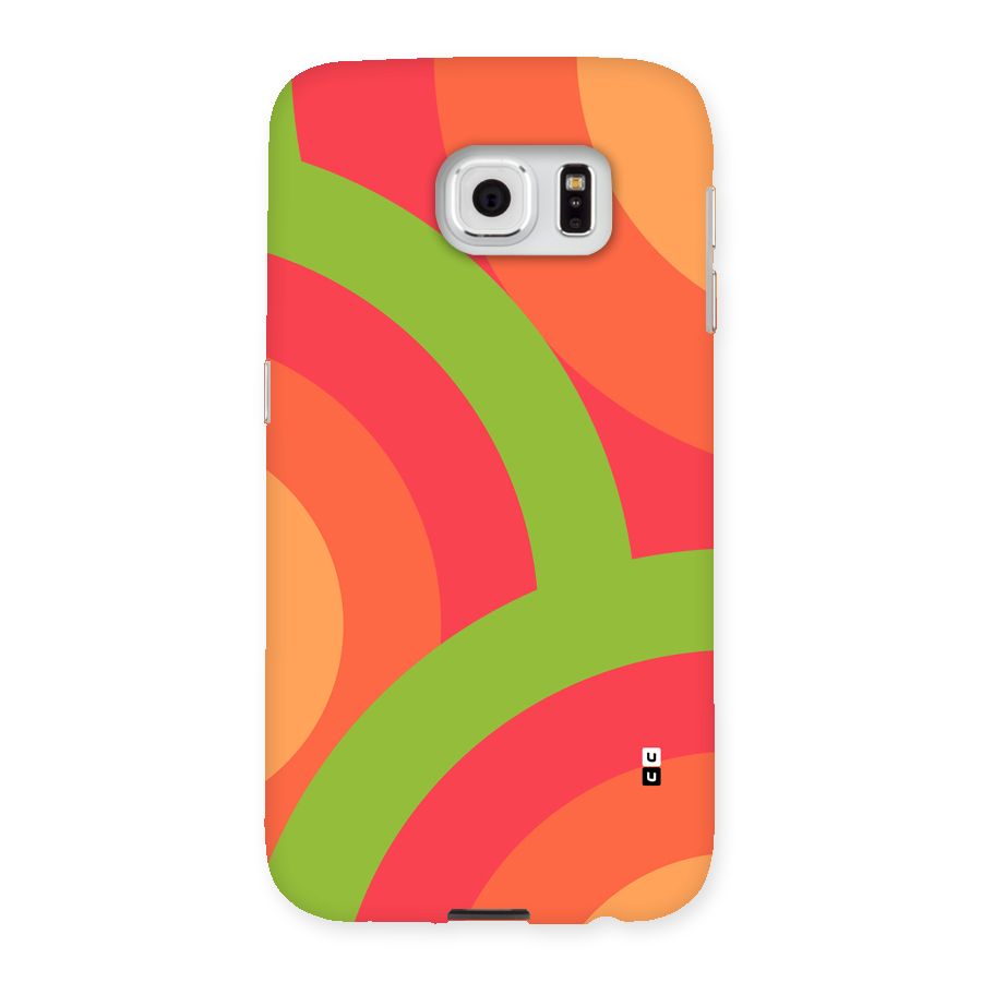 Rounded Shapes Back Case for Galaxy S6