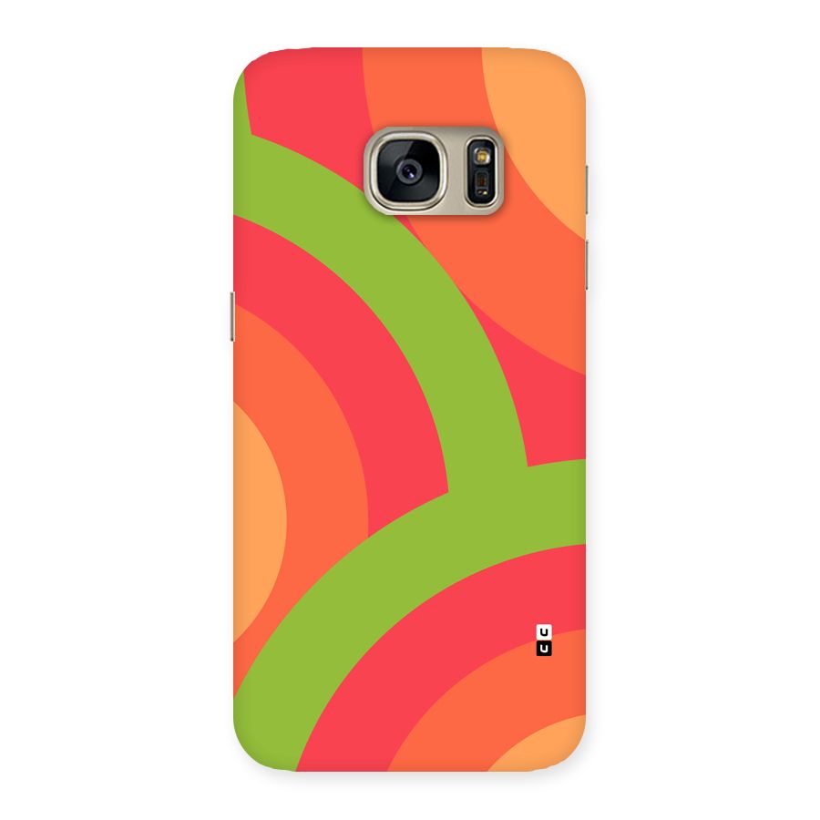 Rounded Shapes Back Case for Galaxy S7
