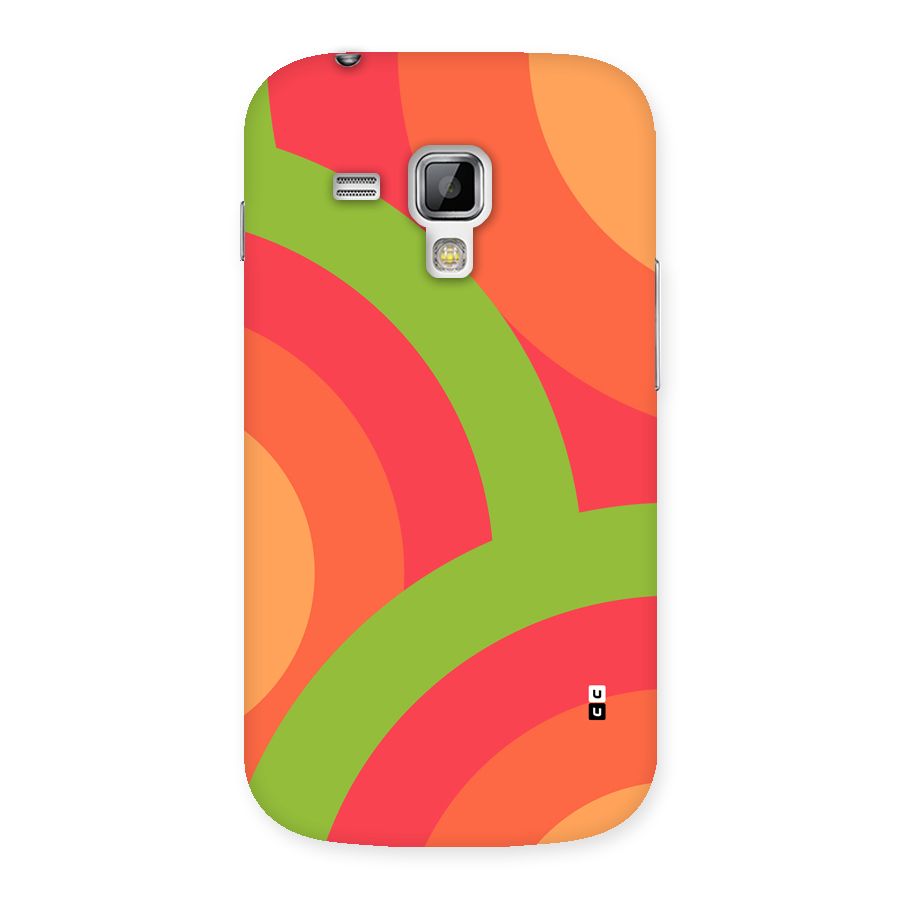 Rounded Shapes Back Case for Galaxy S Duos