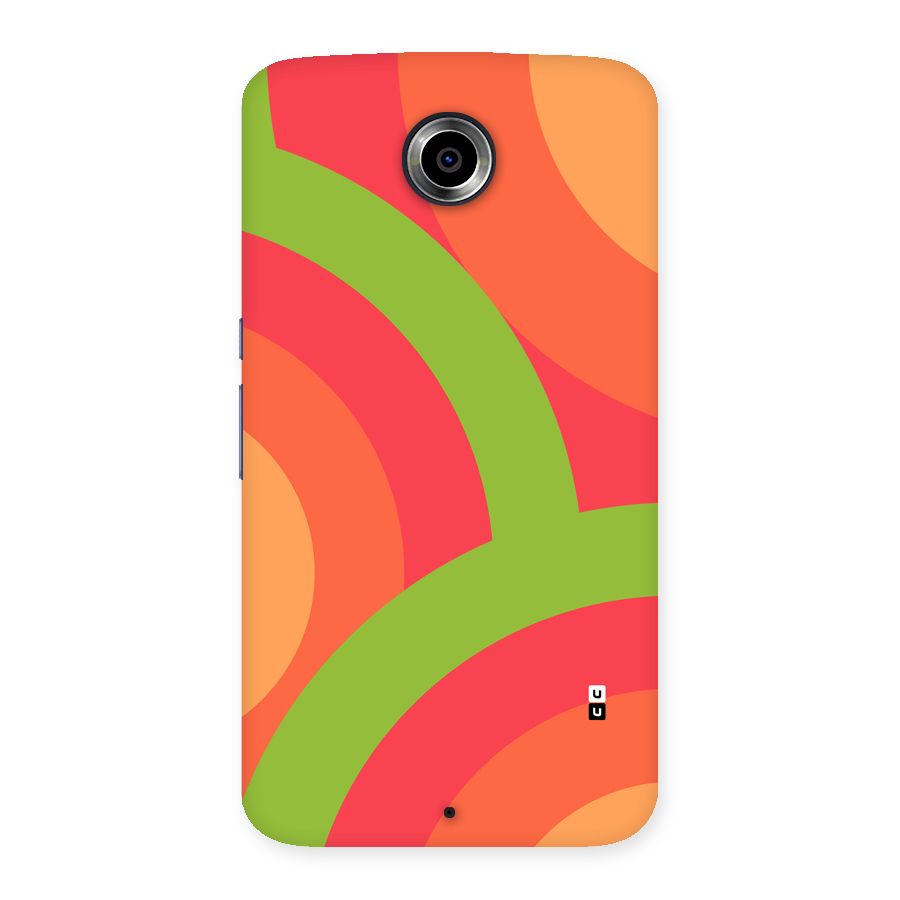 Rounded Shapes Back Case for Google Nexus 6