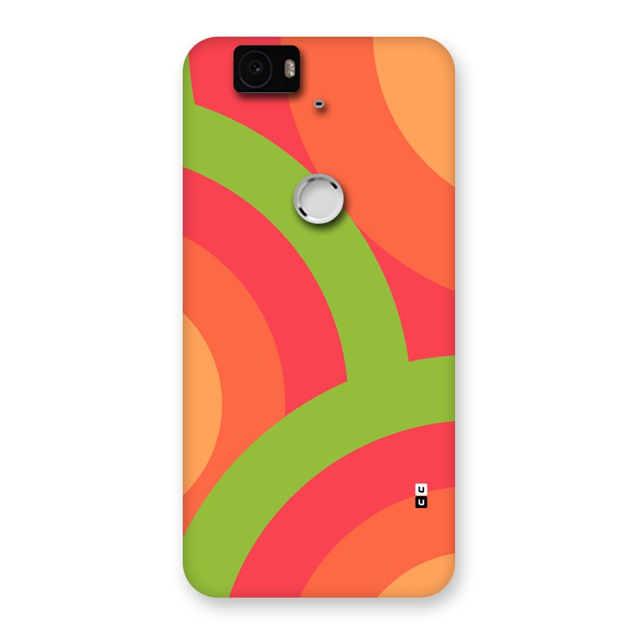 Rounded Shapes Back Case for Google Nexus 6P