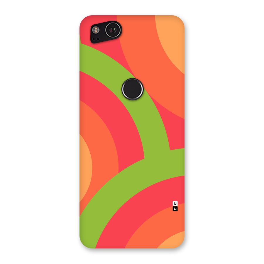 Rounded Shapes Back Case for Google Pixel 2