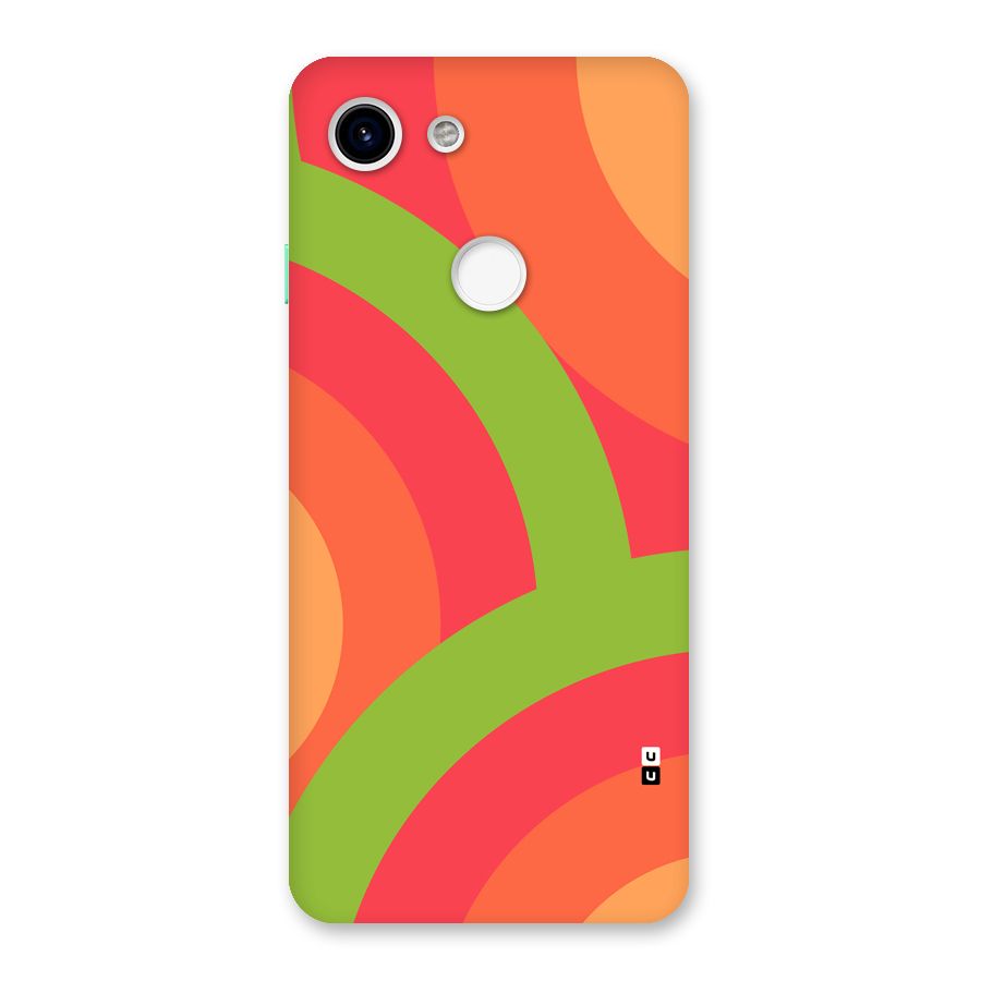 Rounded Shapes Back Case for Google Pixel 3