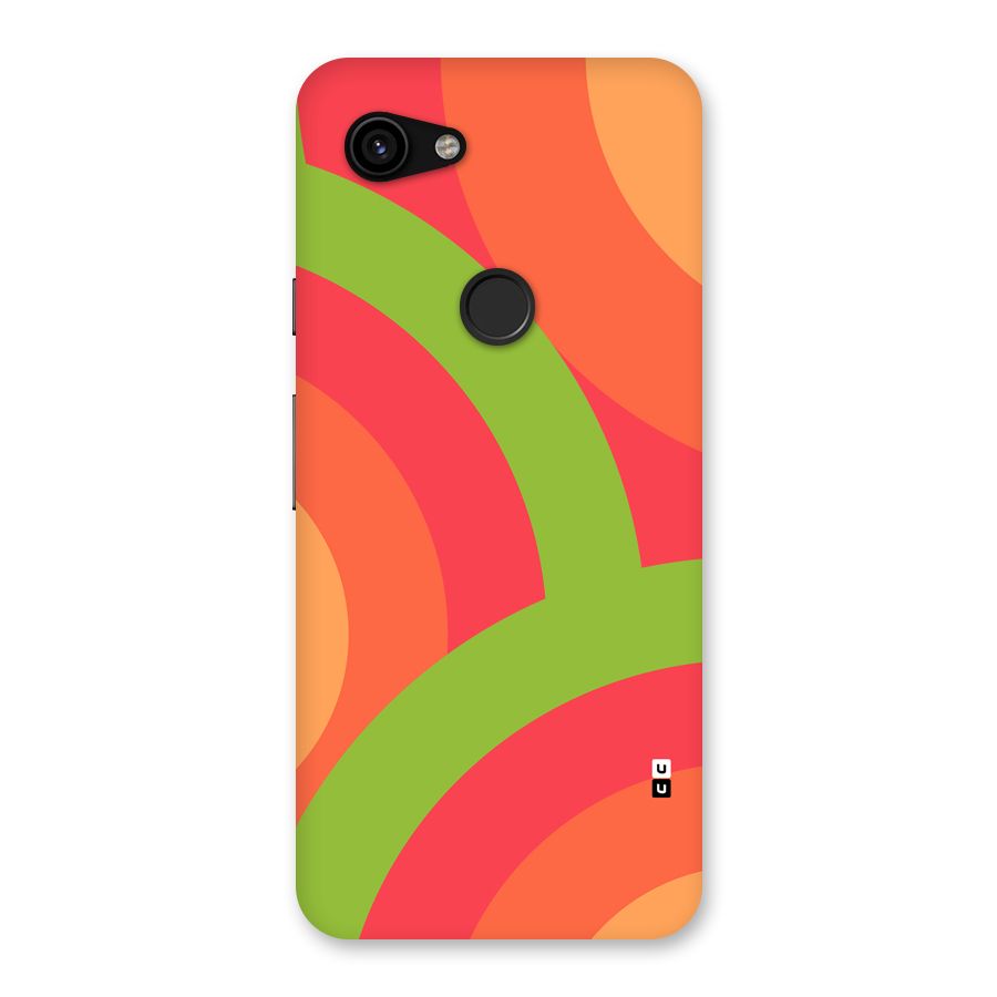 Rounded Shapes Back Case for Google Pixel 3a