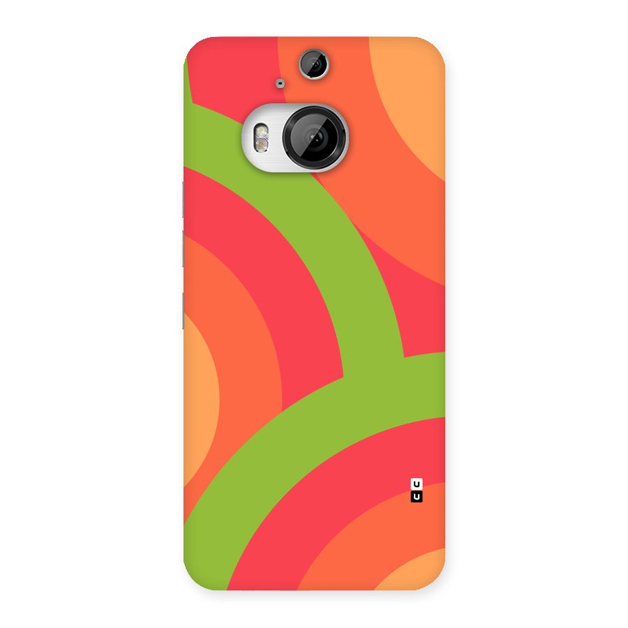 Rounded Shapes Back Case for HTC One M9 Plus