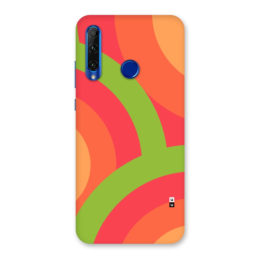 Rounded Shapes Back Case for Honor 20i