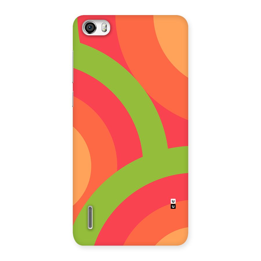 Rounded Shapes Back Case for Honor 6