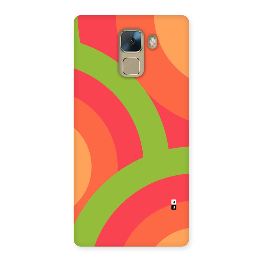 Rounded Shapes Back Case for Honor 7