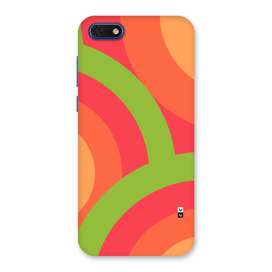 Rounded Shapes Back Case for Honor 7s