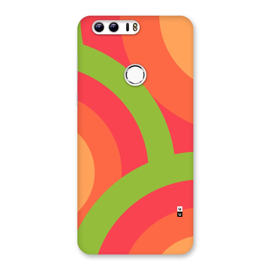 Rounded Shapes Back Case for Honor 8