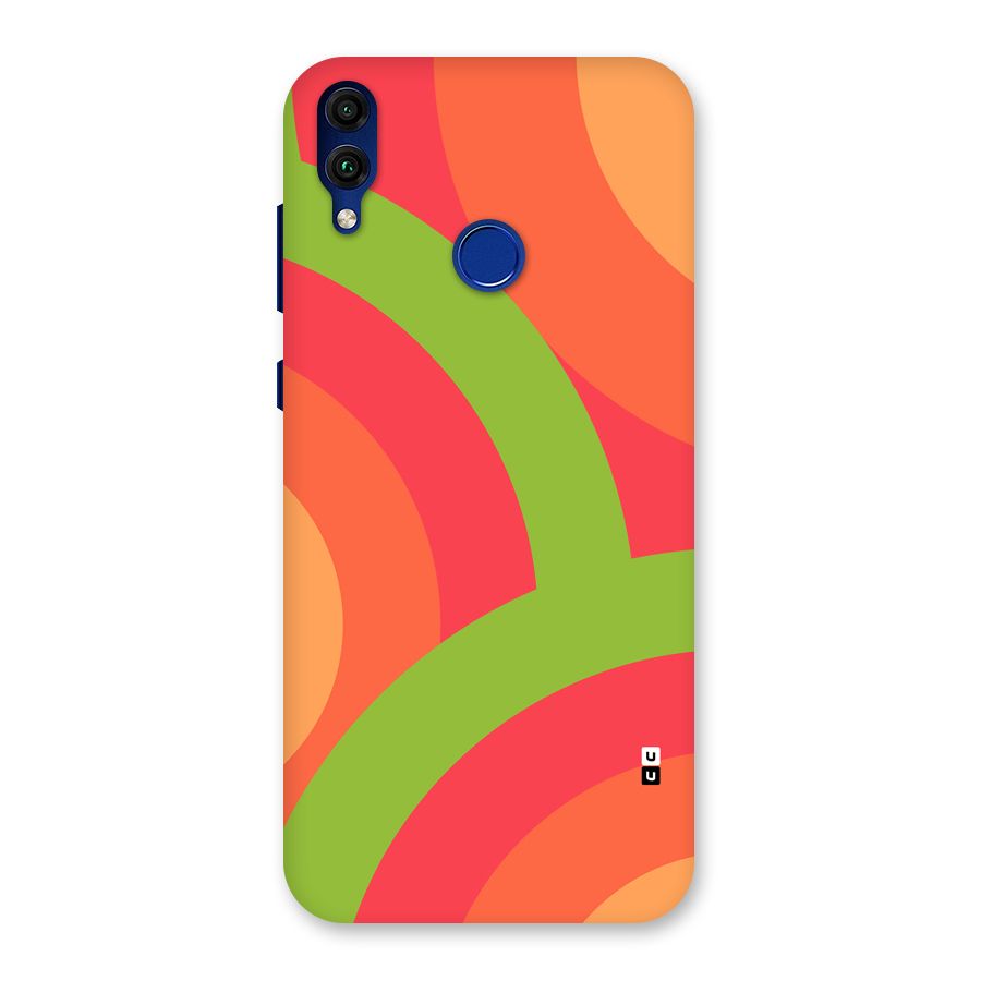 Rounded Shapes Back Case for Honor 8C