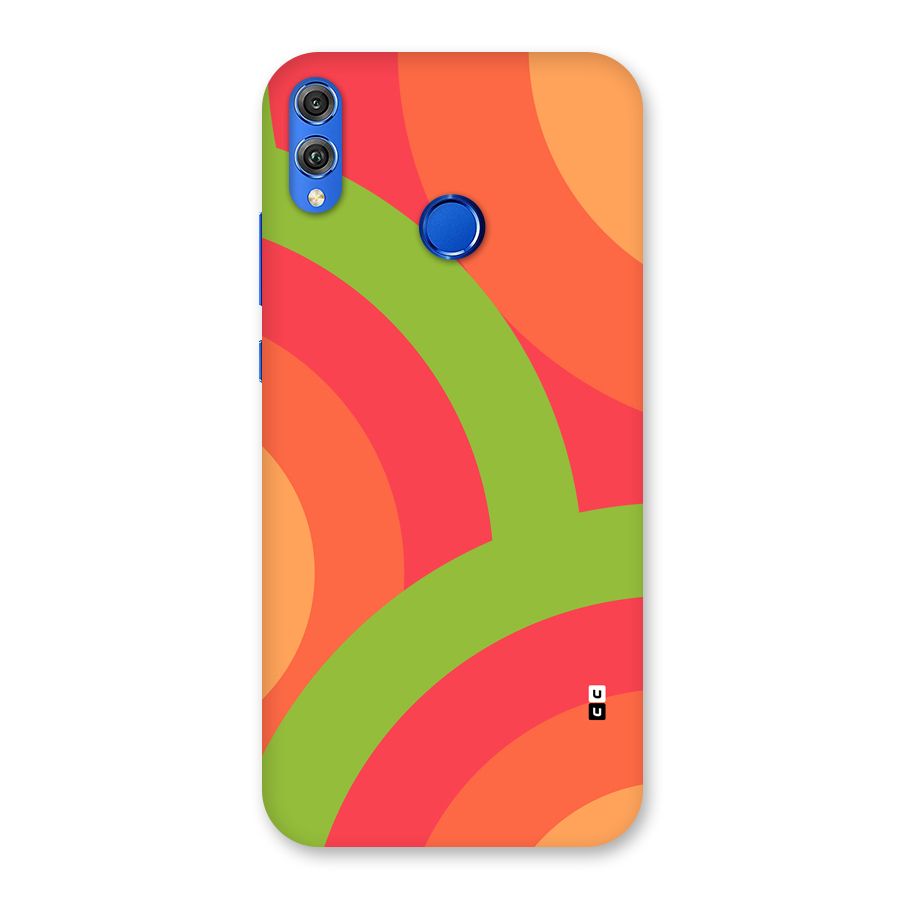 Rounded Shapes Back Case for Honor 8X