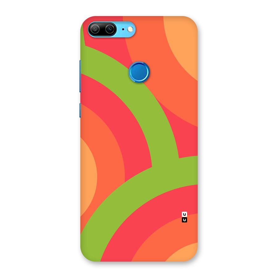 Rounded Shapes Back Case for Honor 9 Lite