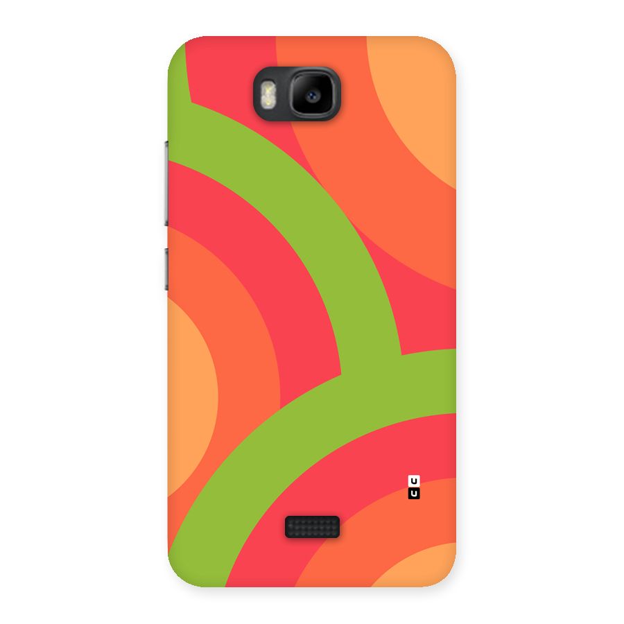 Rounded Shapes Back Case for Honor Bee