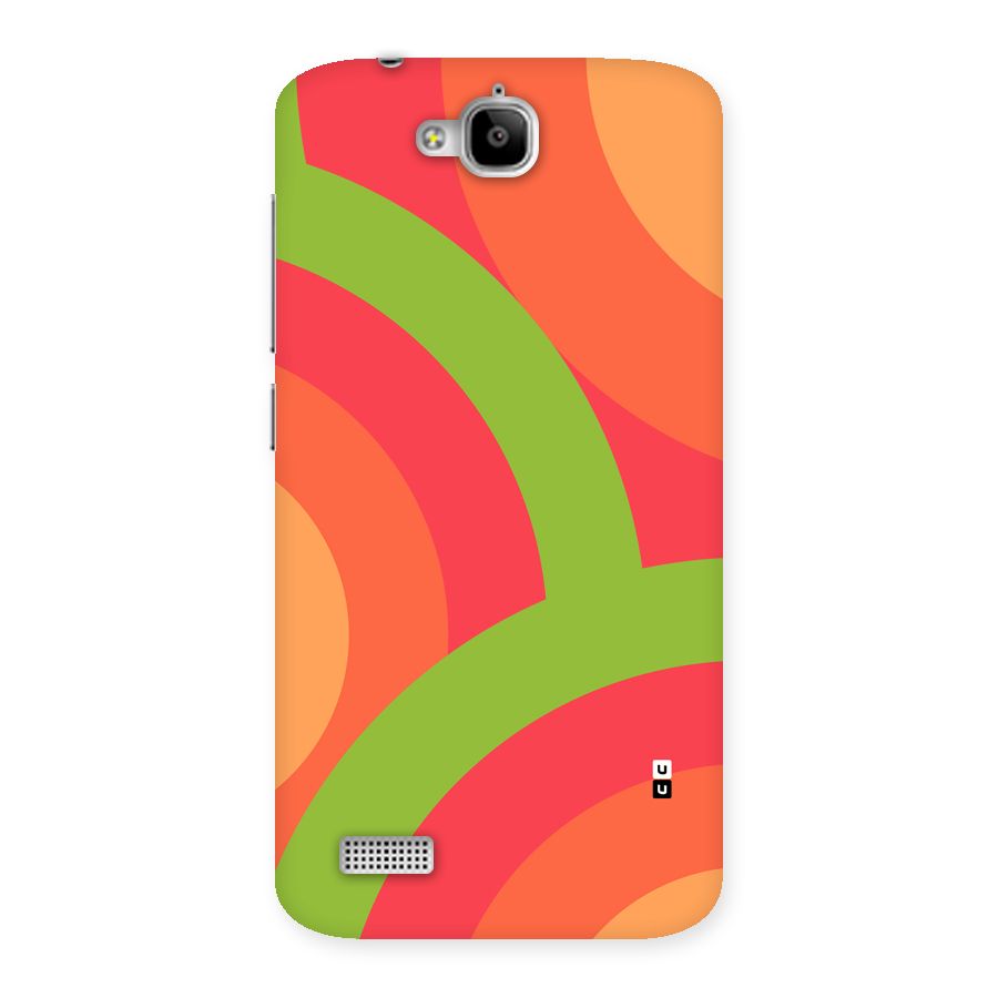 Rounded Shapes Back Case for Honor Holly