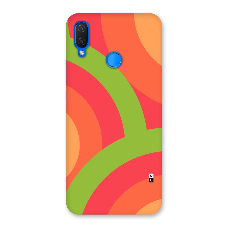 Rounded Shapes Back Case for Huawei P Smart Plus