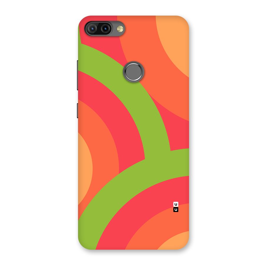 Rounded Shapes Back Case for Infinix Hot 6 Pro