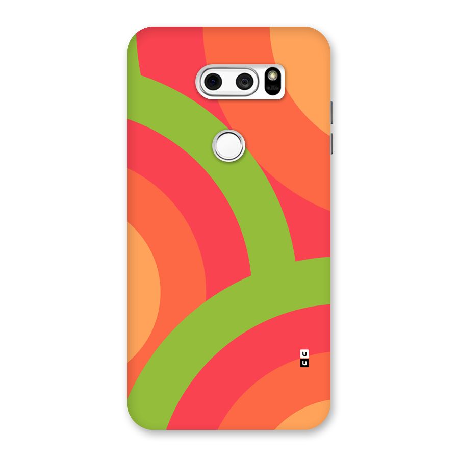 Rounded Shapes Back Case for LG V30