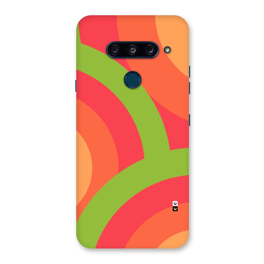 Rounded Shapes Back Case for LG  V40 ThinQ