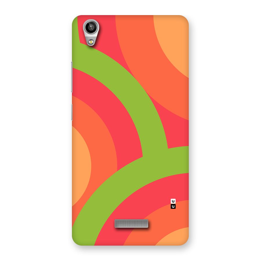 Rounded Shapes Back Case for Lava Pixel V1