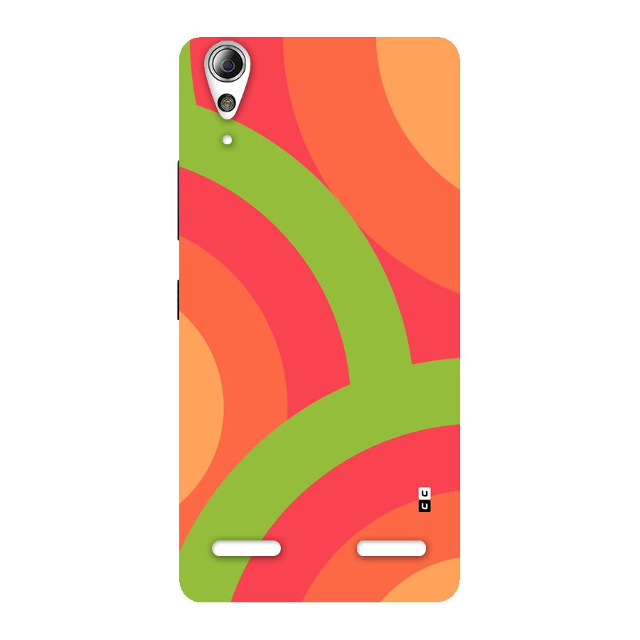 Rounded Shapes Back Case for Lenovo A6000 Plus