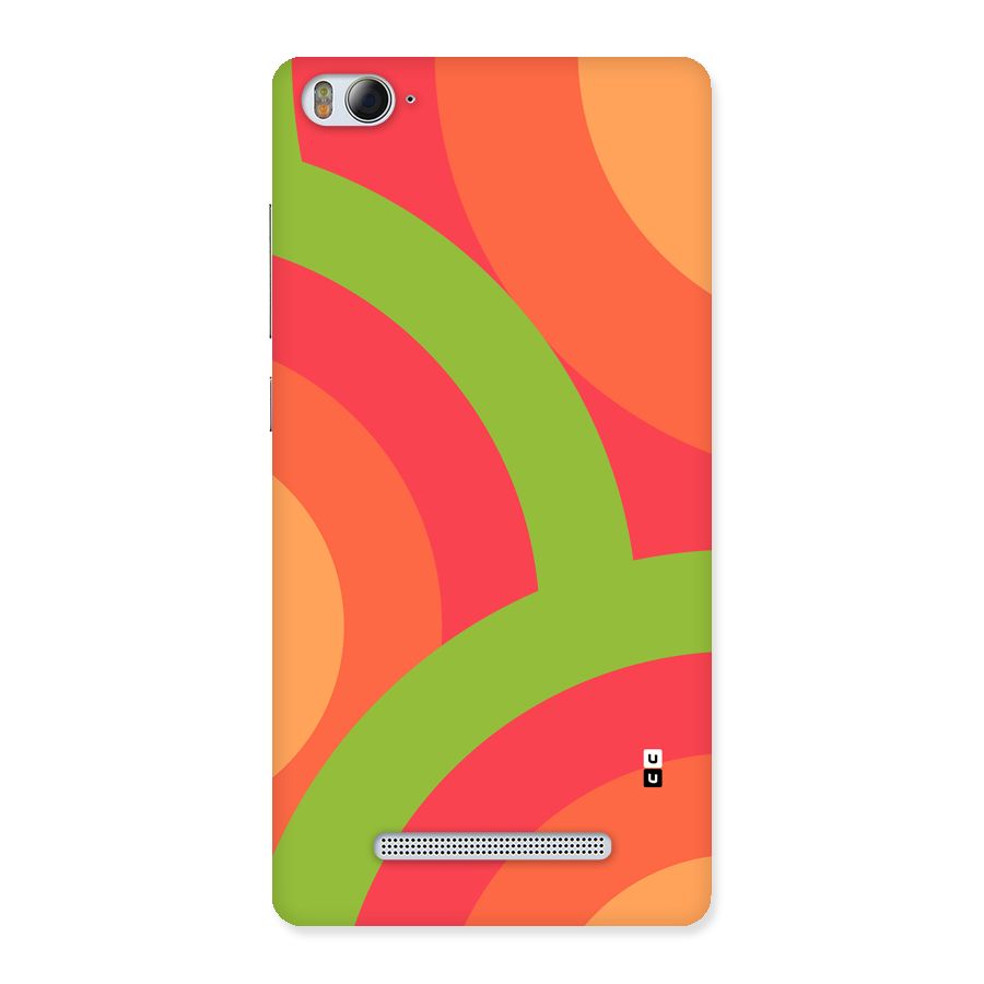 Rounded Shapes Back Case for Mi4i