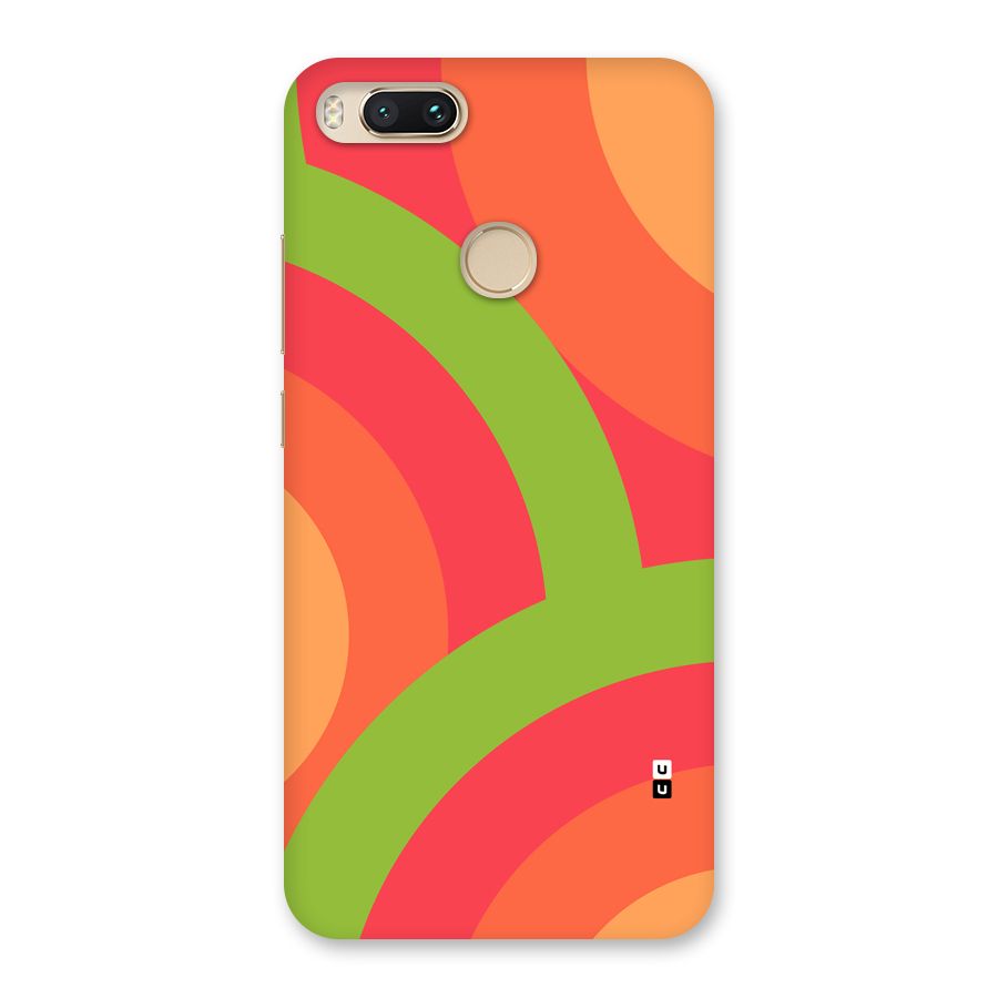 Rounded Shapes Back Case for Mi A1