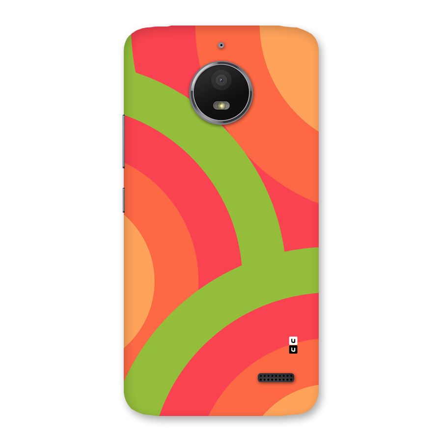 Rounded Shapes Back Case for Moto E4