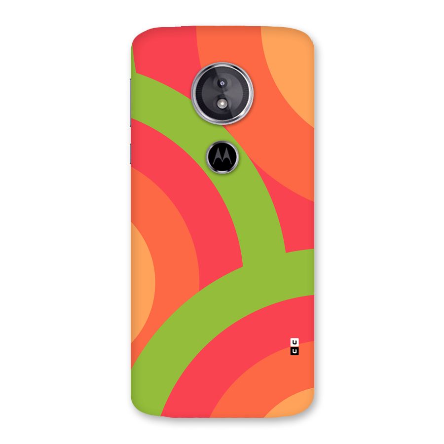 Rounded Shapes Back Case for Moto E5