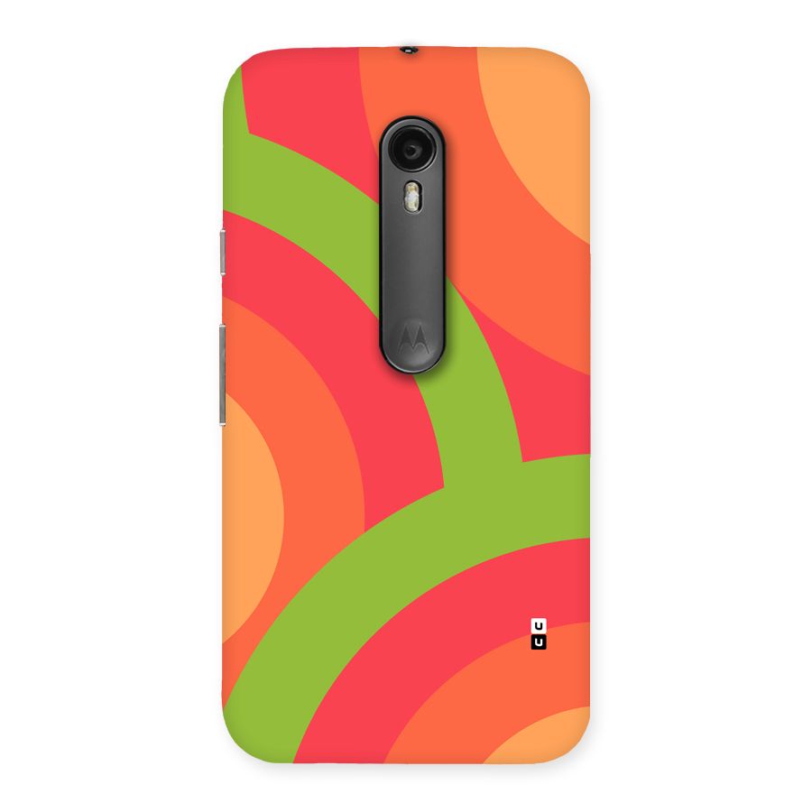 Rounded Shapes Back Case for Moto G3