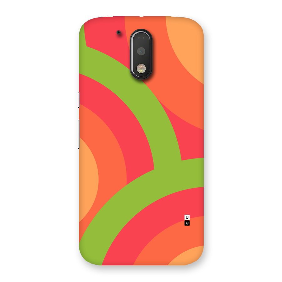 Rounded Shapes Back Case for Moto G4