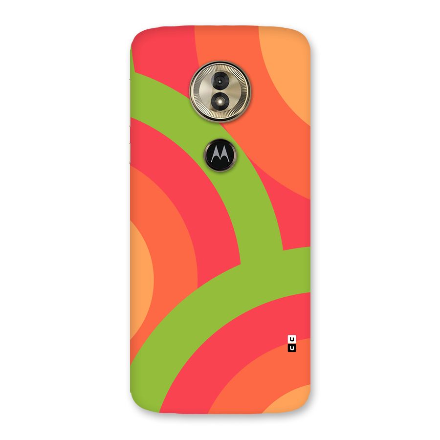Rounded Shapes Back Case for Moto G6 Play
