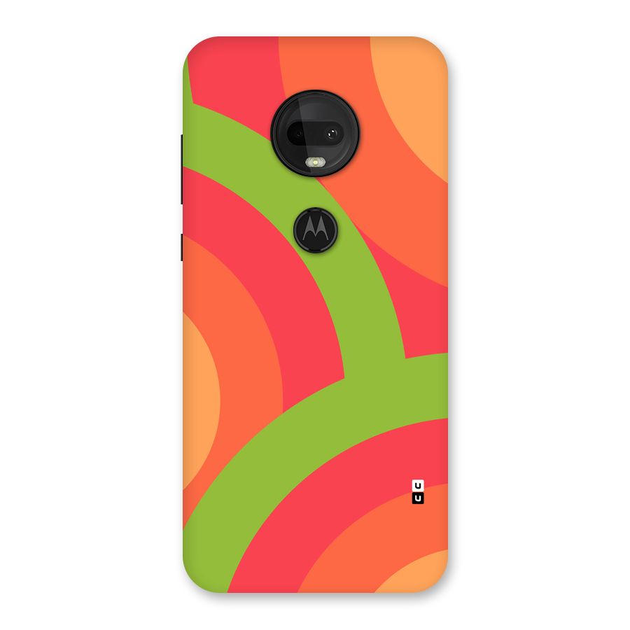 Rounded Shapes Back Case for Moto G7