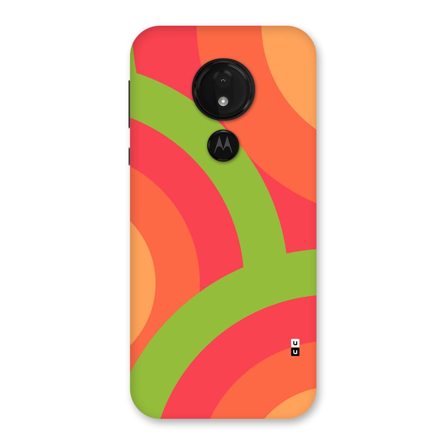 Rounded Shapes Back Case for Moto G7 Power