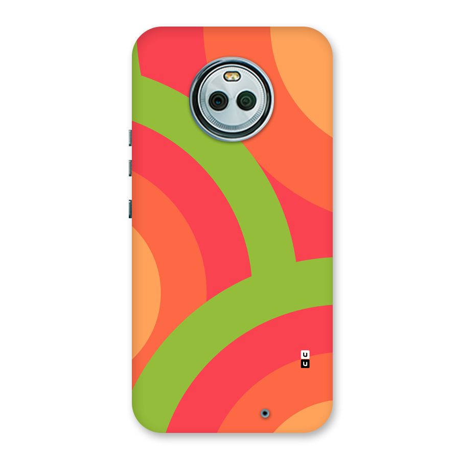 Rounded Shapes Back Case for Moto X4
