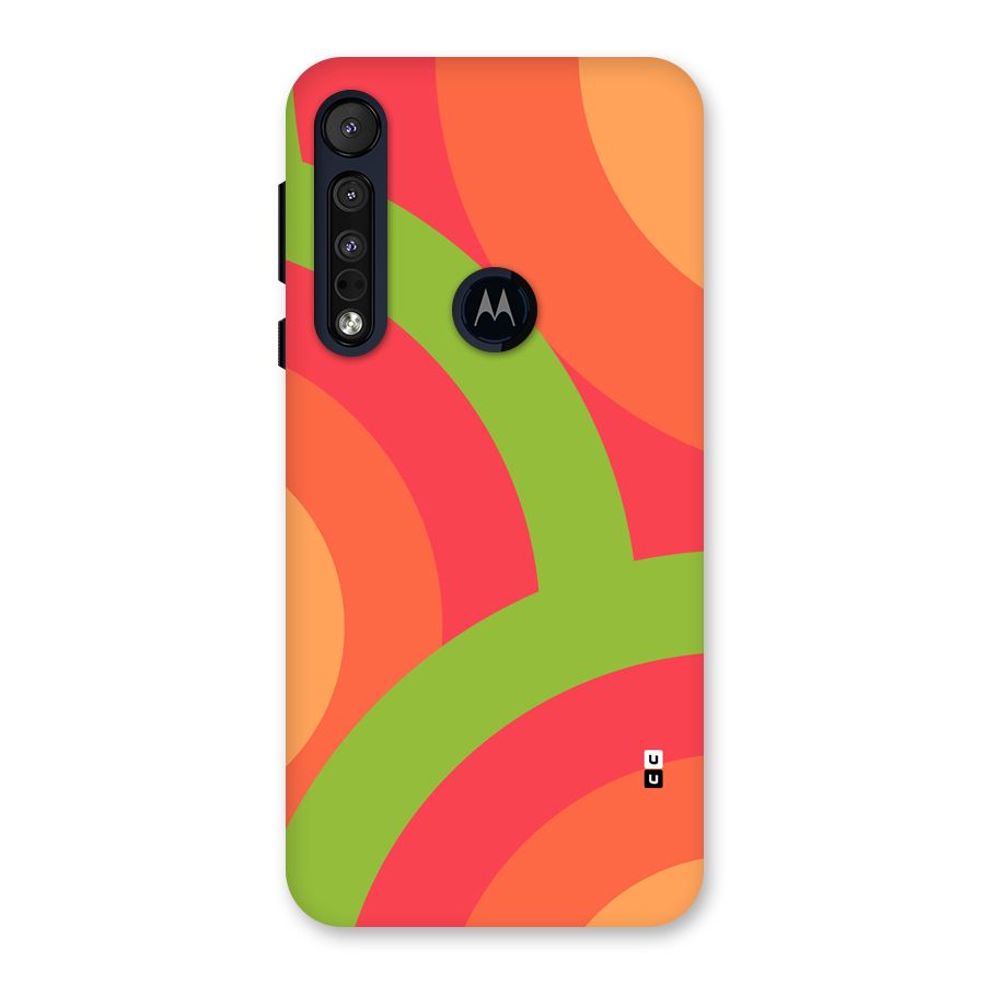 Rounded Shapes Back Case for Motorola One Macro