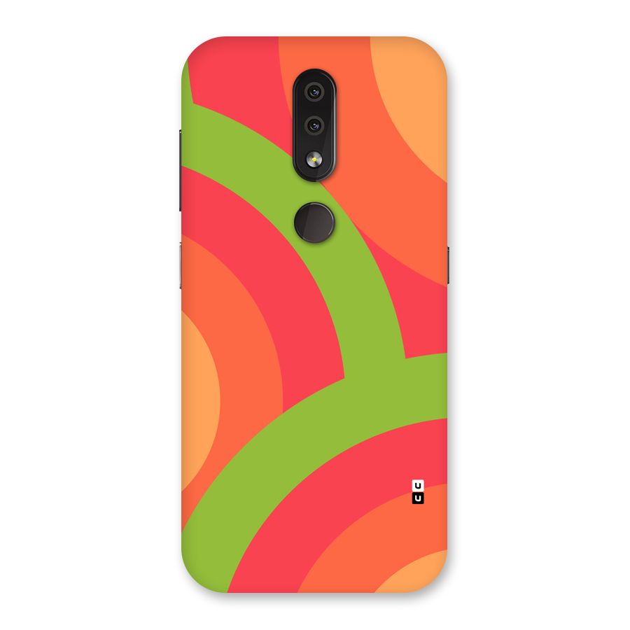Rounded Shapes Back Case for Nokia 4.2