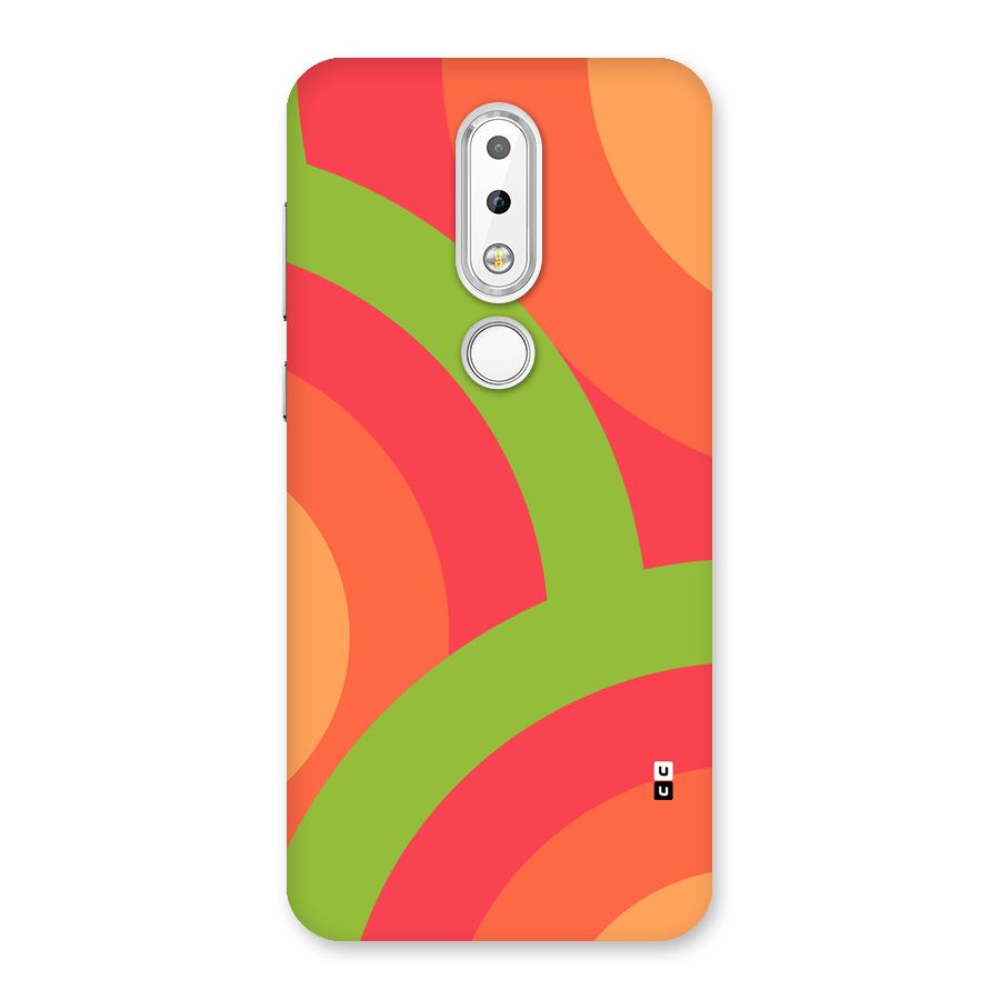 Rounded Shapes Back Case for Nokia 6.1 Plus