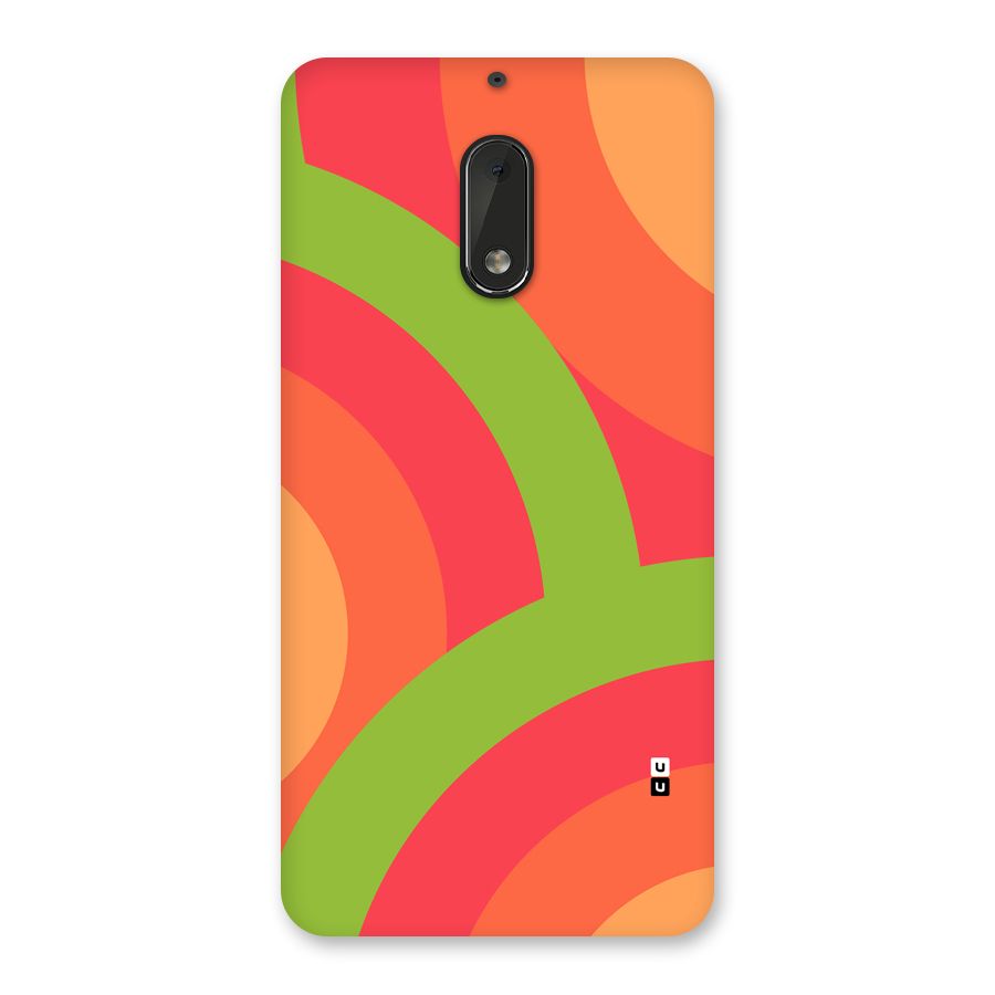 Rounded Shapes Back Case for Nokia 6