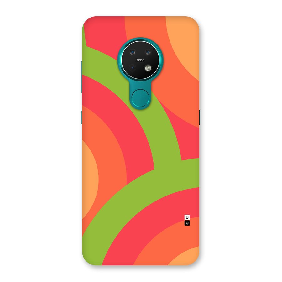 Rounded Shapes Back Case for Nokia 7.2