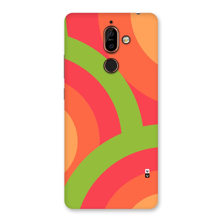 Rounded Shapes Back Case for Nokia 7 Plus