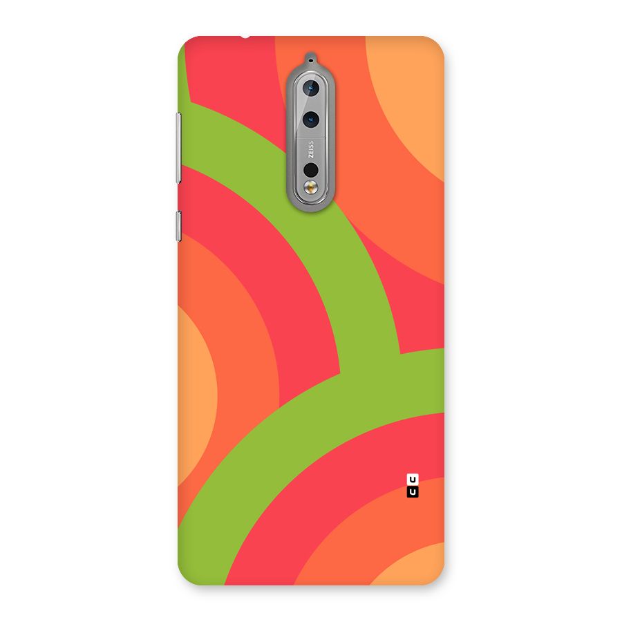 Rounded Shapes Back Case for Nokia 8