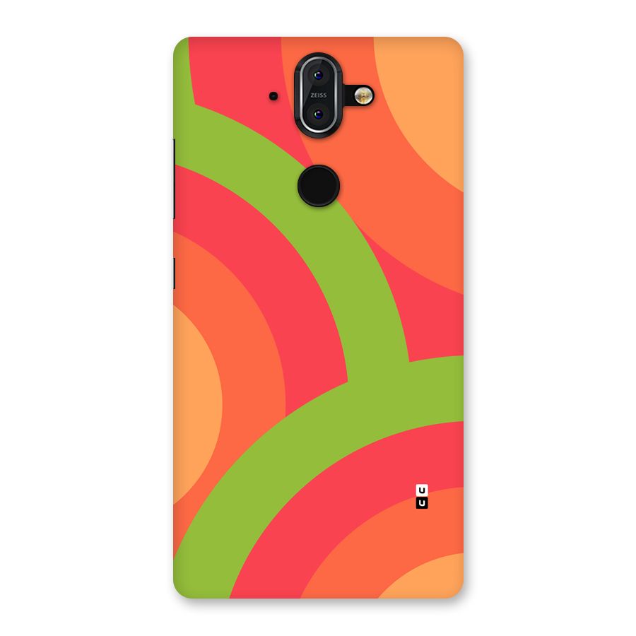 Rounded Shapes Back Case for Nokia 8 Sirocco