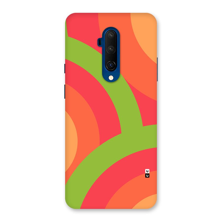 Rounded Shapes Back Case for OnePlus 7T Pro