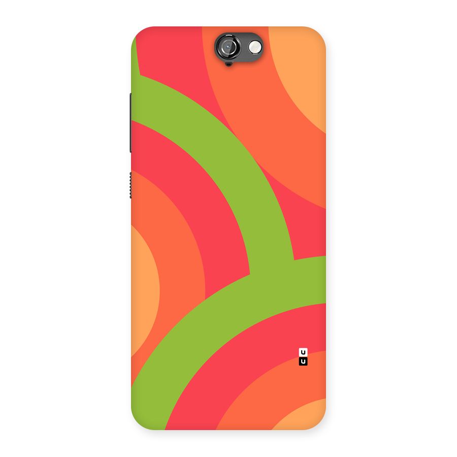 Rounded Shapes Back Case for One A9