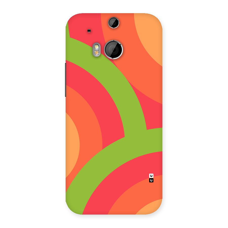 Rounded Shapes Back Case for One M8