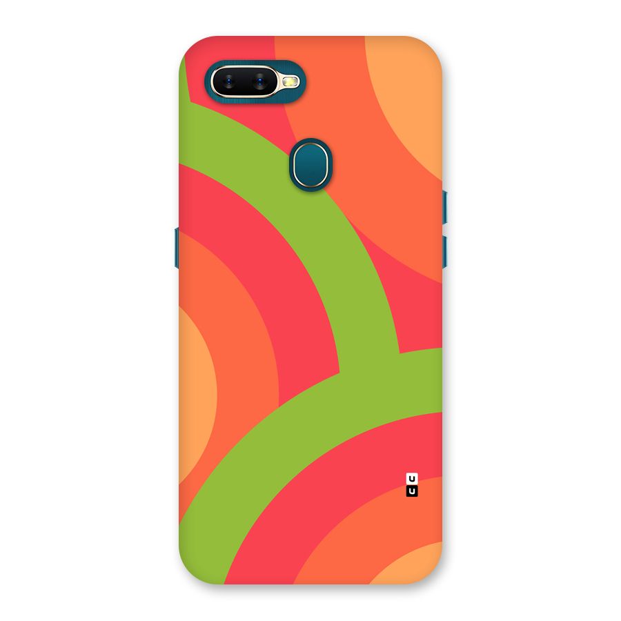 Rounded Shapes Back Case for Oppo A12
